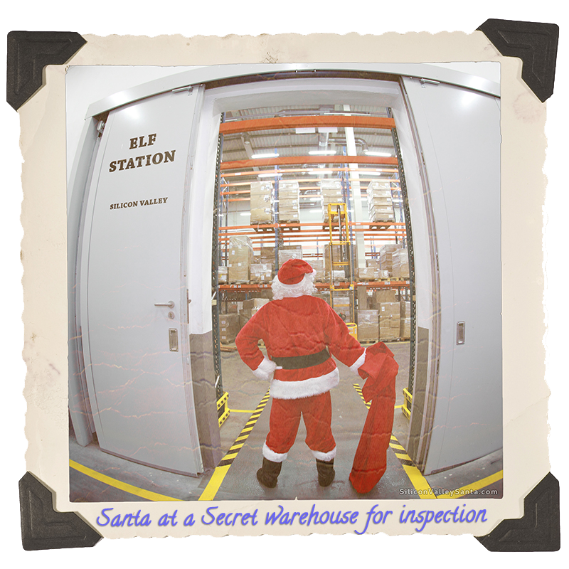 Santa at Elf Station Silicon Valley